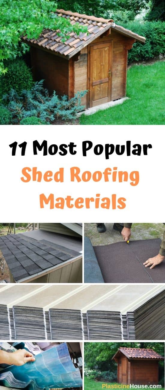 Top 11 Most Popular Shed Roofing Materials