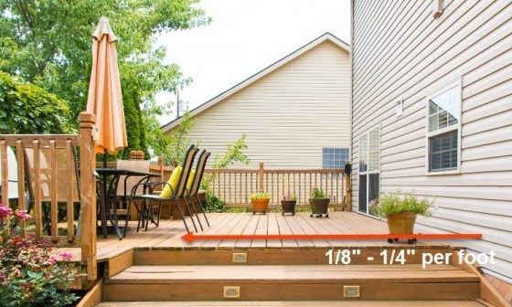 Should A Deck Have A Slope?