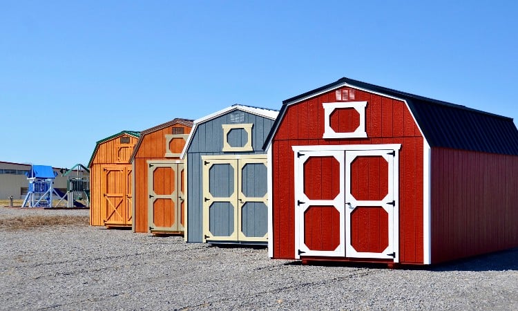 Storage building rent to own