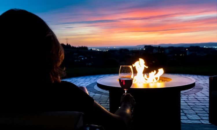 Is Fire Table Safe on Wood Deck
